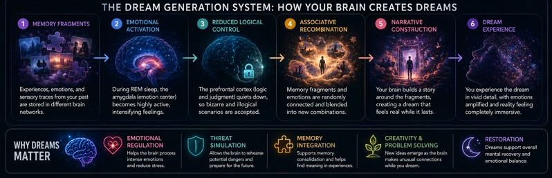 Dream generation process diagram